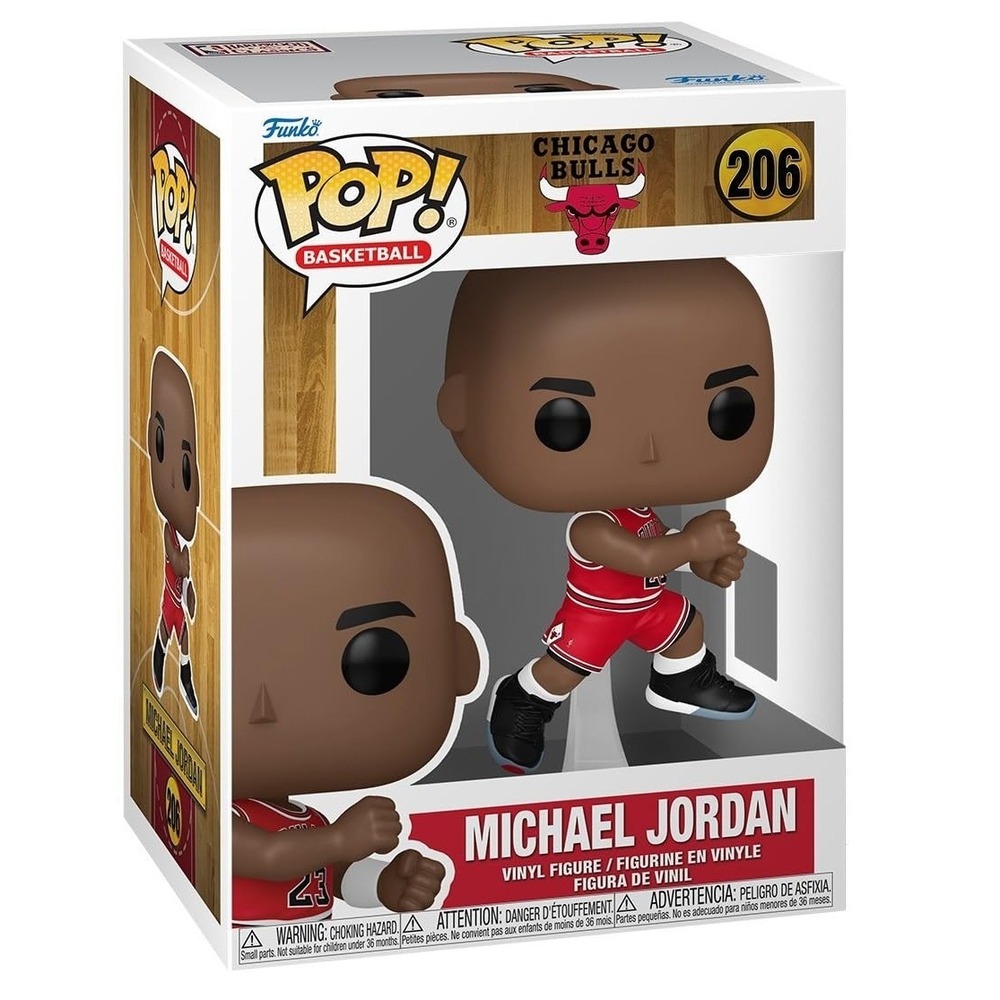 Funko Pop NBA Michael Jordan Bulls The Shot 206 Vinyl Figure 1989 Playoff Moment